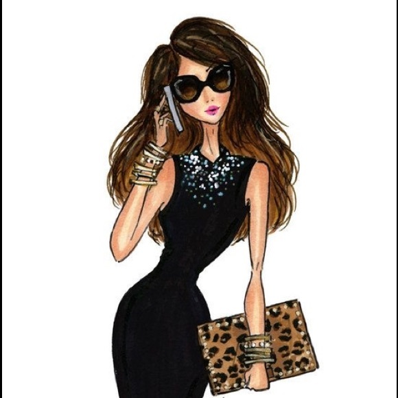 Charlotte Daniel New Black & Rhinestone Necklace - Picture 5 of 6